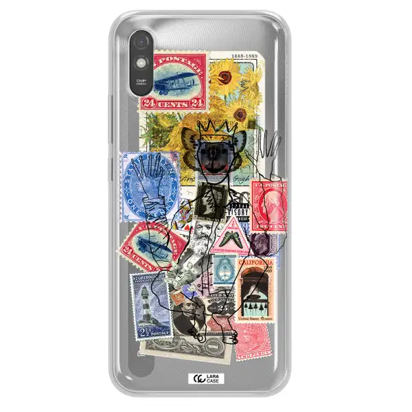 Stamp Collection Xiaomi Redmi 9A Clear TPU Case