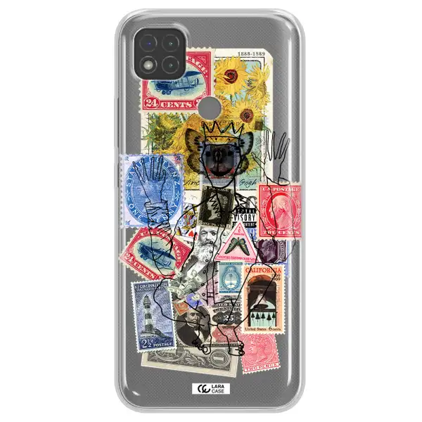 Stamp Collection Xiaomi Redmi 9C Clear TPU Case
