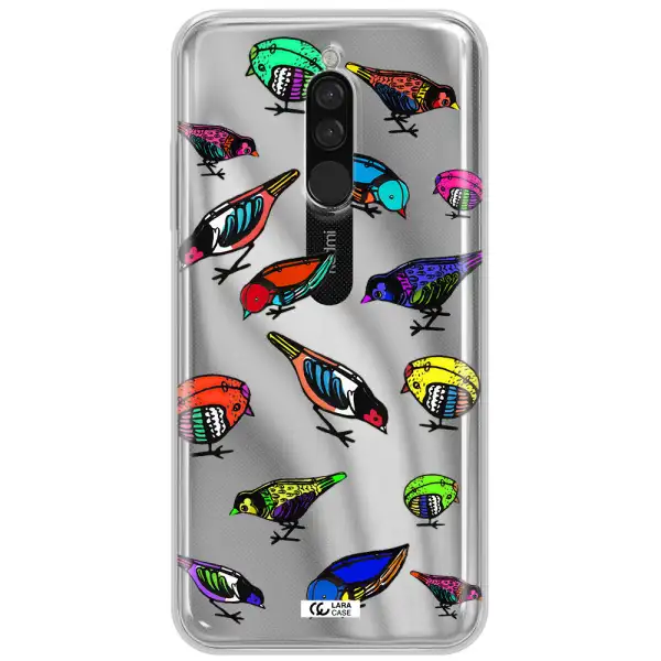 Colorful Birds Drawing Xiaomi Redmi 8 Clear Tpu Case