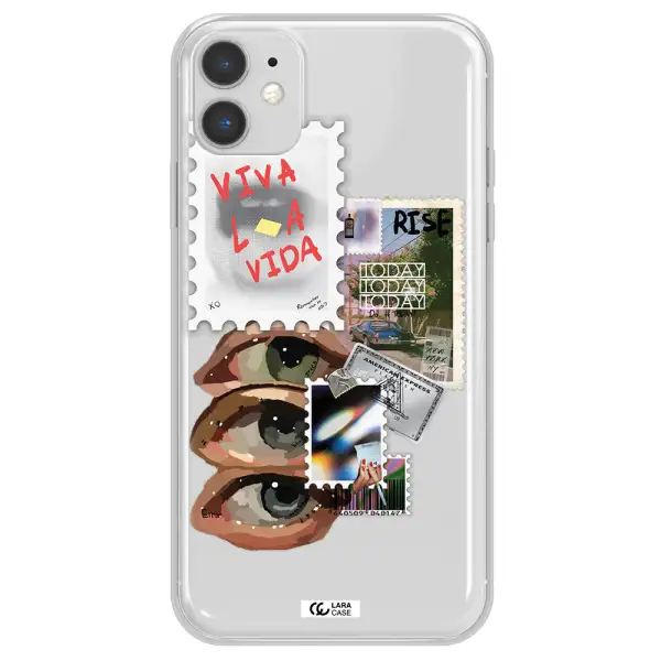 Stamp Apple iPhone 11 Clear TPU Case