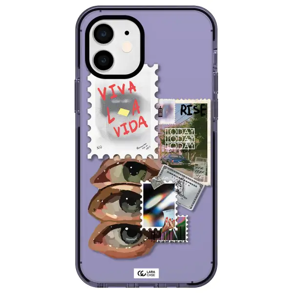 Stamp Apple iPhone 11 impact Lilac Case