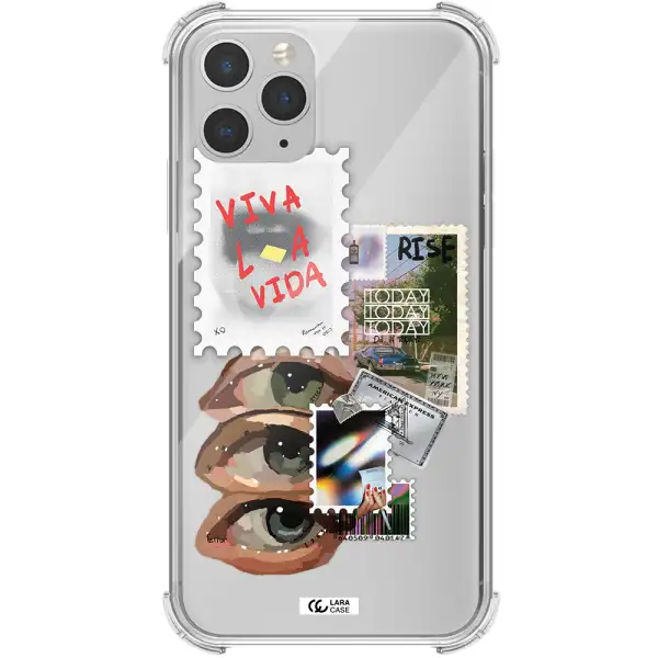 Stamp Apple iPhone 11 pro Clear PC Case