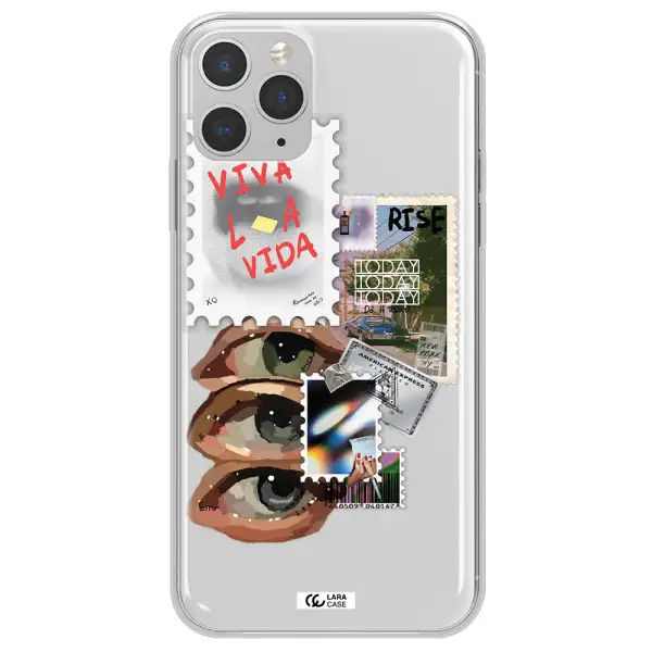 Stamp Apple iPhone 11 pro max Clear TPU Case