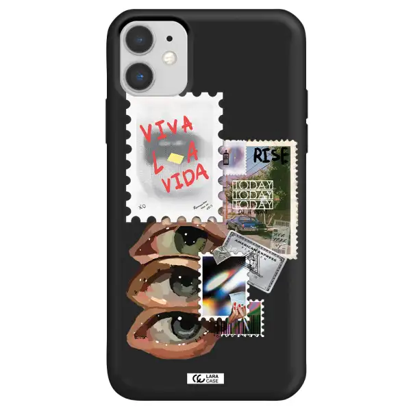 Stamp Apple iPhone 11 Silicone black Case