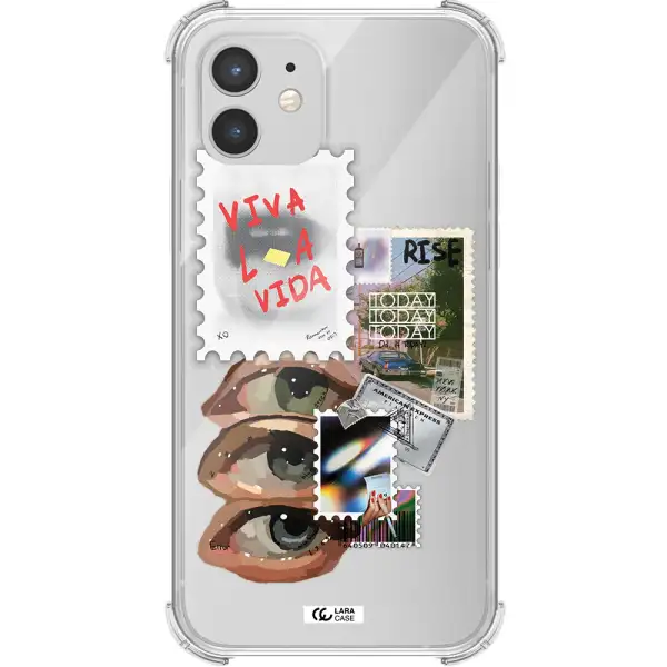 Stamp Apple iPhone 12 Clear PC Case