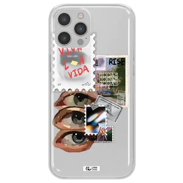 Stamp Apple iPhone 12 pro Clear TPU Case