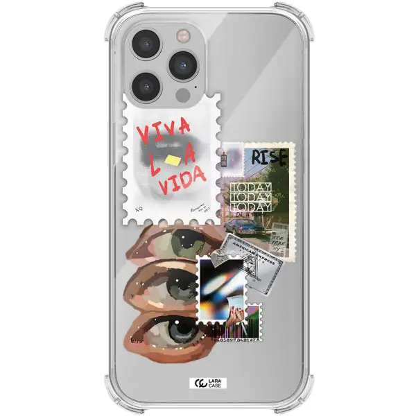 Stamp Apple iPhone 12 pro max Clear PC Case