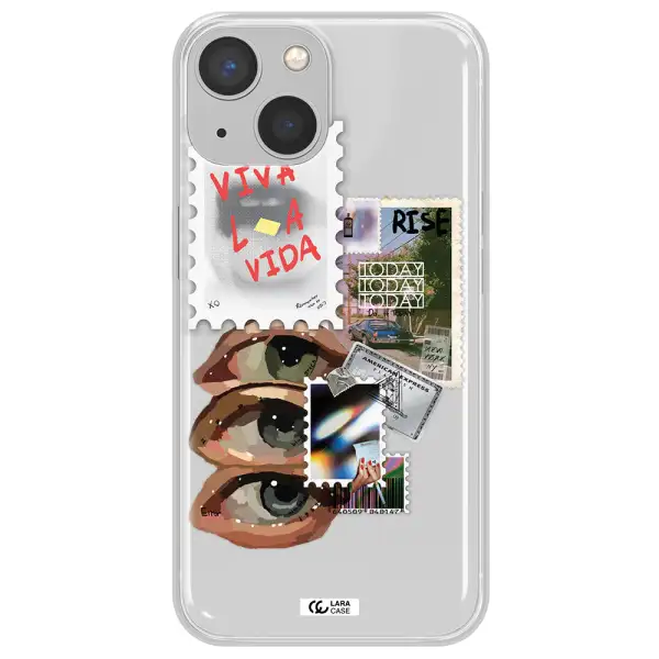 Stamp Apple iPhone 13 mini Clear TPU Case