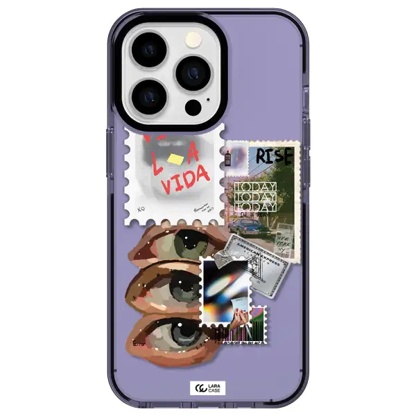 Stamp Apple iPhone 13 Pro impact Lilac Case