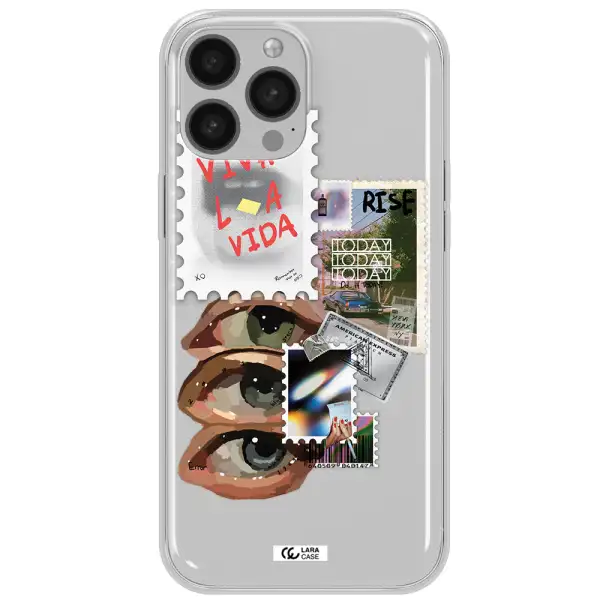 Stamp Apple iPhone 13 Pro Max Clear TPU Case