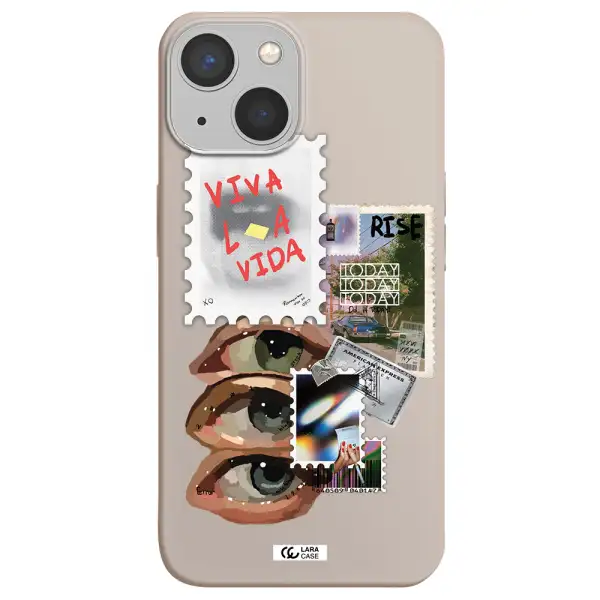 Stamp Apple iPhone 13 Silicone Stone Case