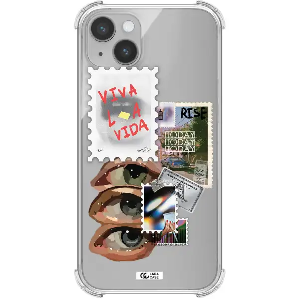 Stamp Apple iPhone 14 Clear PC Case