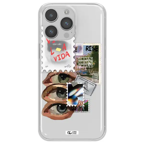 Stamp Apple iPhone 14 pro Clear TPU Case