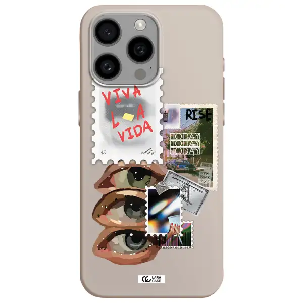 Stamp Apple Iphone 15 Pro max Silicone Stone Case