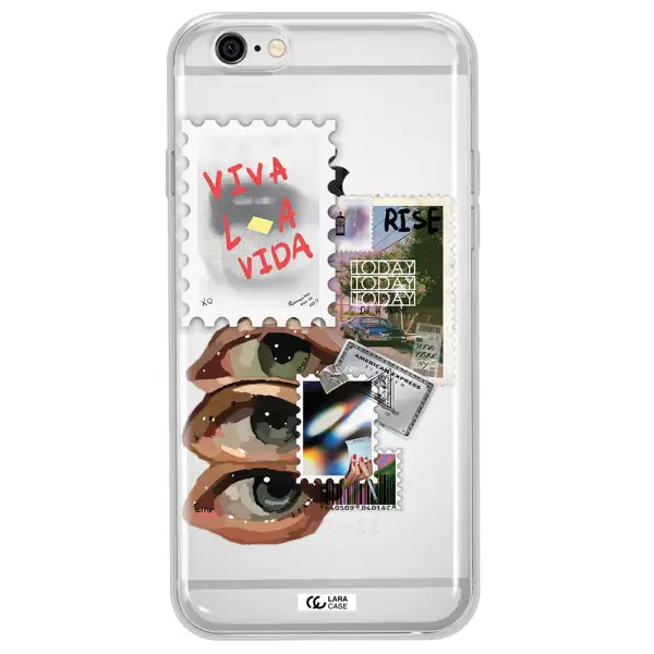 Stamp Apple iPhone 6 Clear TPU Case