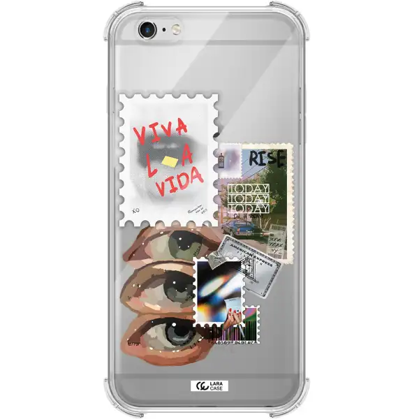 Stamp Apple iPhone 6 plus Clear PC Case