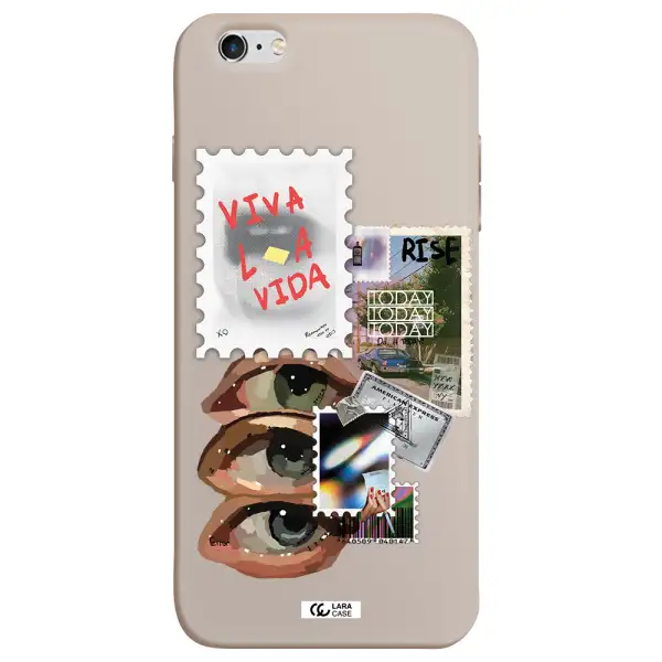 Stamp Apple iPhone 6 s plus Silicone Stone Case