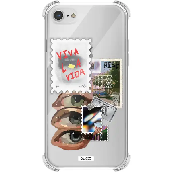 Stamp Apple iPhone 8 Clear PC Case