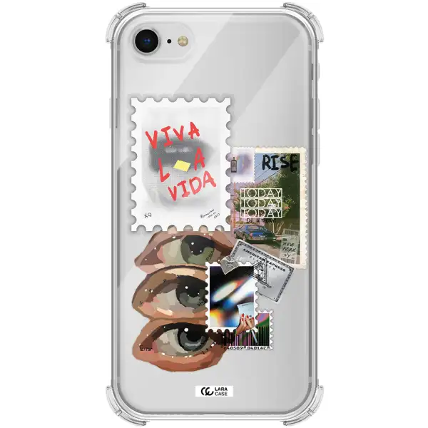 Stamp Apple iPhone se 2020 Clear PC Case