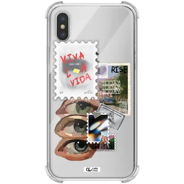 Stamp Apple iPhone X Clear PC Case