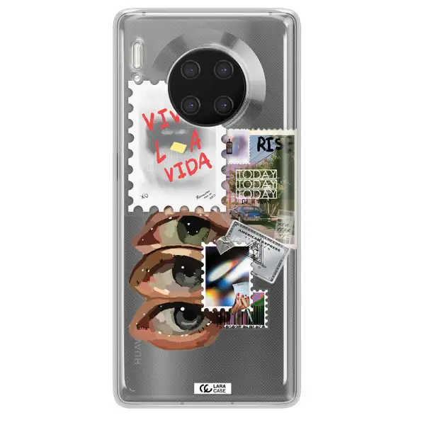 Stamp Huawei Mate 30 Pro Clear TPU Case