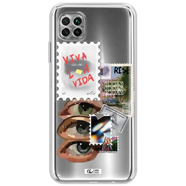 Stamp Huawei Nova 7I Clear Tpu Case