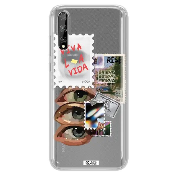 Stamp Huawei P Smart S Clear TPU Case
