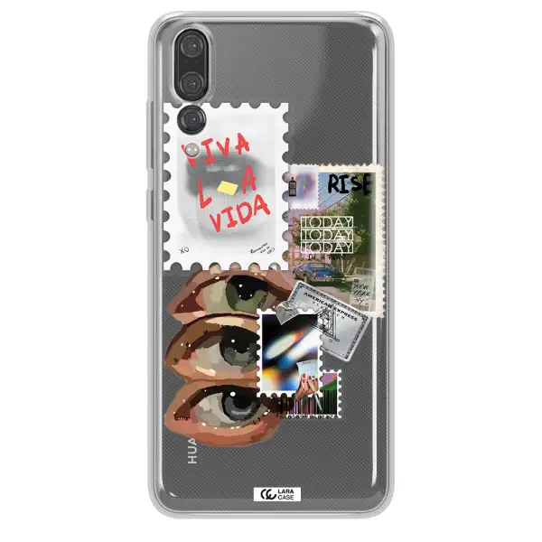 Stamp Huawei P20 Pro Clear TPU Case