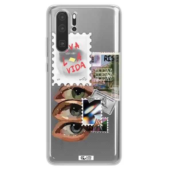 Stamp Huawei P30 Pro Clear TPU Case