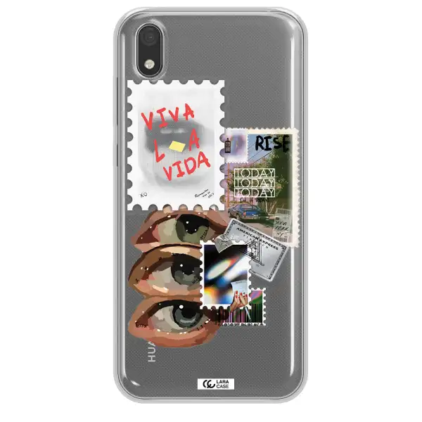 Stamp Huawei Y5 2019 Clear TPU Case