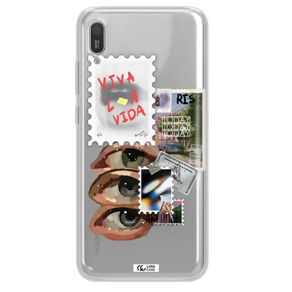 Stamp Huawei Y6 Pro 2019 Clear TPU Case