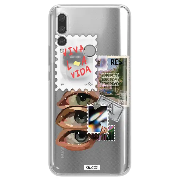 Stamp Huawei Y9 Prime 2019 Clear TPU Case