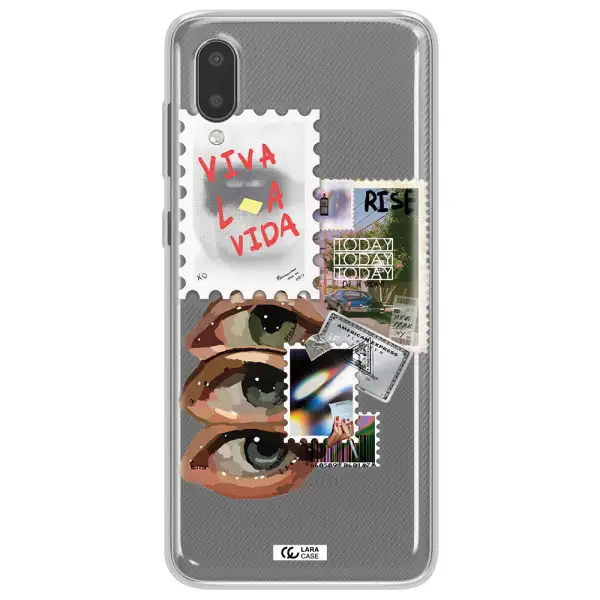 Stamp Samsung A02 Clear TPU Case