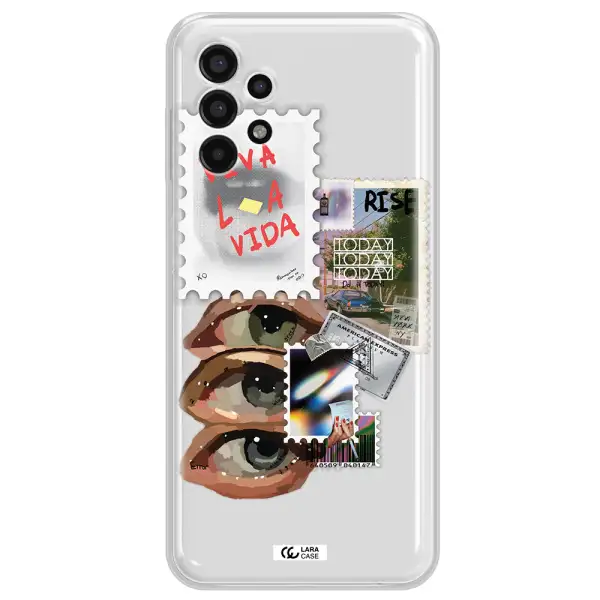Stamp Samsung A13 4g Clear TPU Case