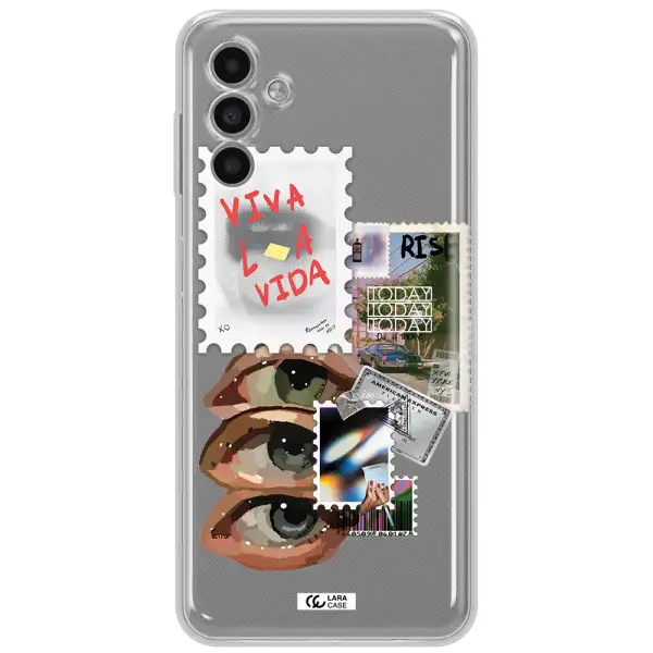 Stamp Samsung A13 5G Clear Tpu Case