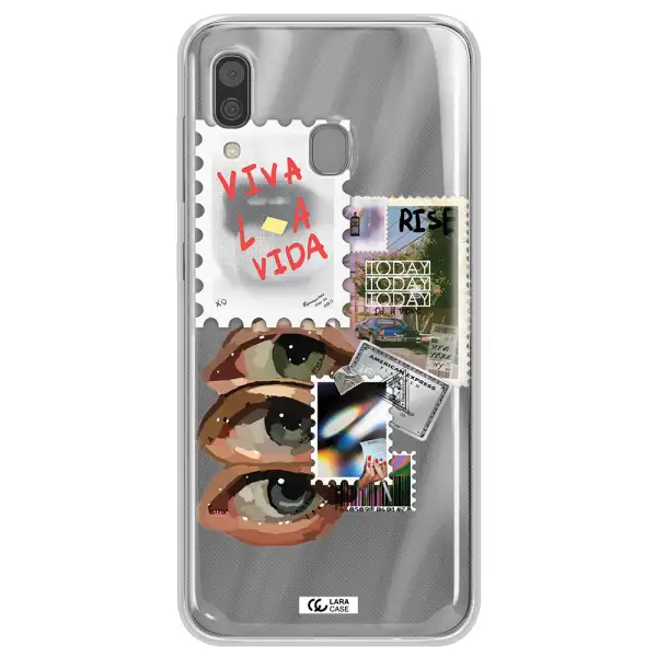 Stamp Samsung A30 Clear TPU Case