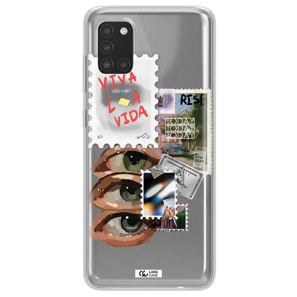 Stamp Samsung A31 Clear TPU Case