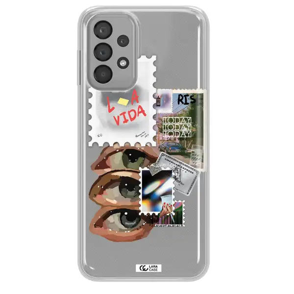 Stamp Samsung A33 Clear TPU Case