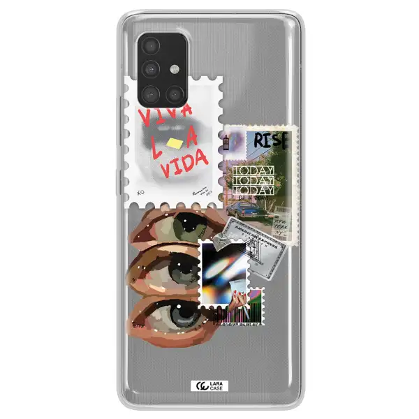 Stamp Samsung A51 Clear TPU Case