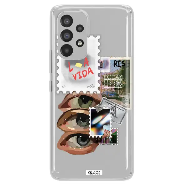 Stamp Samsung A53 Clear TPU Case