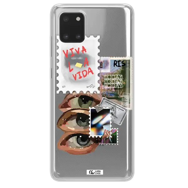 Stamp Samsung A81 Clear TPU Case