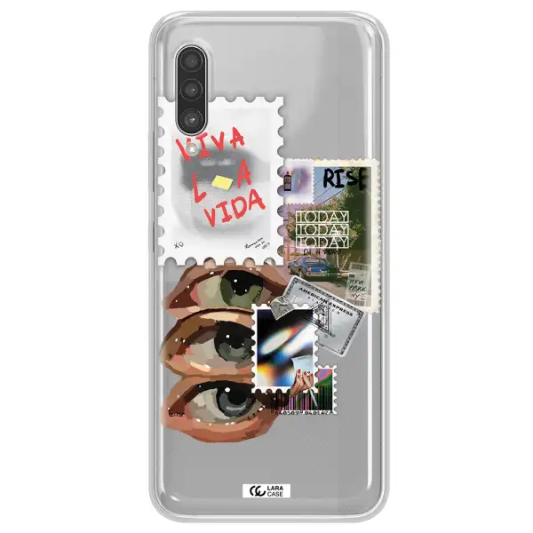 Stamp Samsung A90 Clear TPU Case