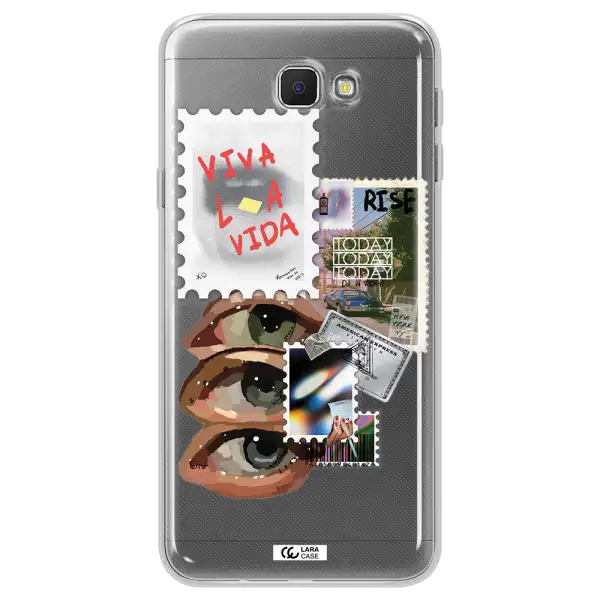 Stamp Samsung J5 Prime Clear TPU Case