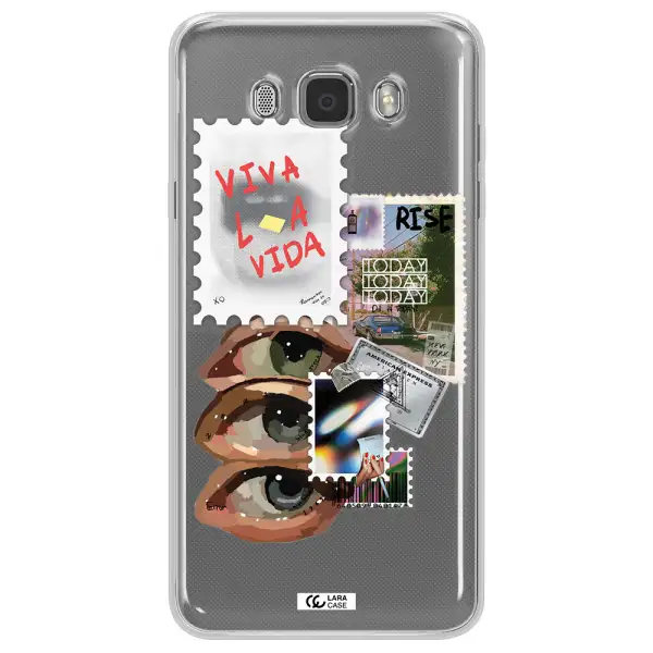 Stamp Samsung J7 2016 Clear TPU Case