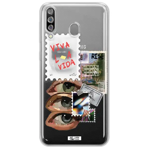 Stamp Samsung M30 Clear TPU Case