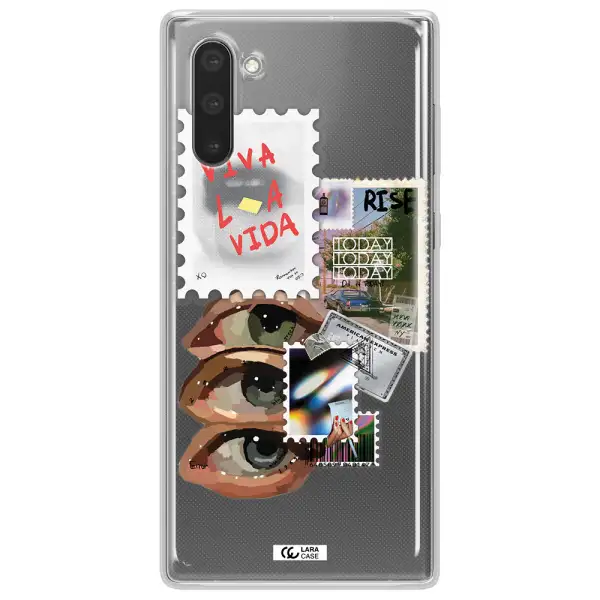 Stamp Samsung Note 10 Clear TPU Case