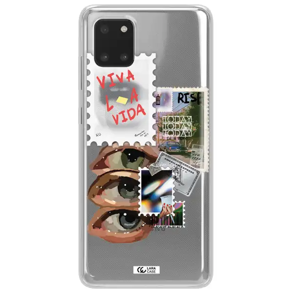 Stamp Samsung Note 10 Lite Clear TPU Case