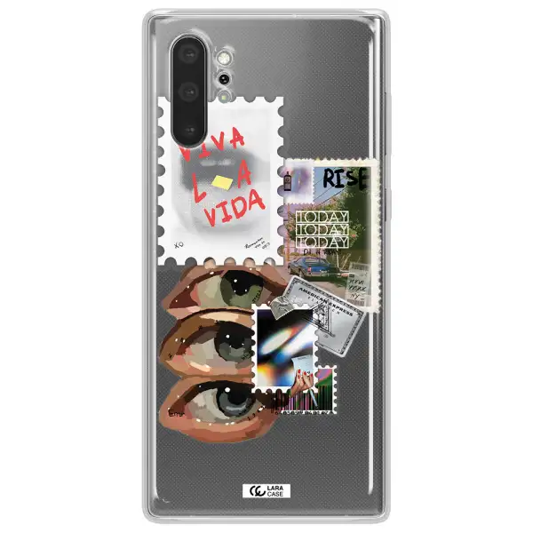 Stamp Samsung Note 10 Plus Clear TPU Case