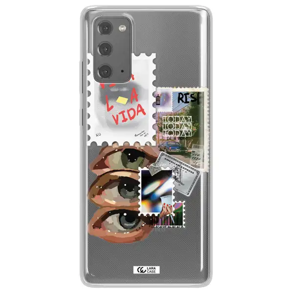 Stamp Samsung Note 20 Clear TPU Case