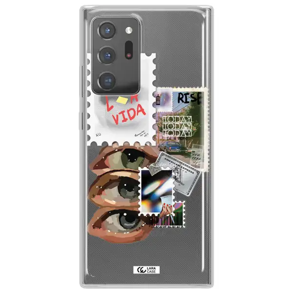 Stamp Samsung Note 20 Ultra Clear TPU Case
